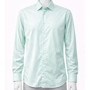 Hörst Men's 100% Cotton Mint Green Dress Shirt